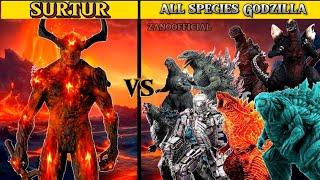 SURTUR VS ALL SPECIES GODZILLA