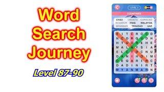 Word Search Journey - Word Puzzle Game App Level 87-90 Walk Through