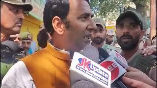 Hungama In Kishtwar  PDP Candidate Firdous Ahmed Tak Claims That BJP Candidate Shagun Parhair Was