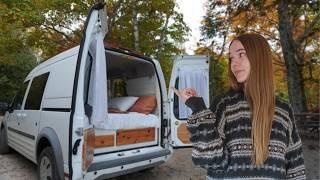 Day in the Life Camping in my Ford Transit Connect- vanlife vlog