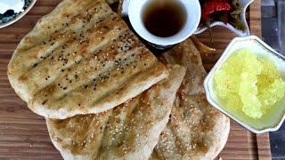 Homemade Iranian Barbari - Flat Bread Recipe - Heghineh Cooking Show