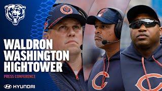 Washington, Waldron, Hightower on preparation for matchup vs. Panthers | Chicago Bears