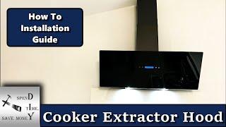 How To Install a Cooker Extractor Hood. SIA TAG90BL