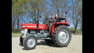 Massey Ferguson 135 1968 met brandschade De gehele revisie en restauratie