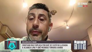 Cristian Díaz sobre acuerdo con Alianza Lima: "Ya todo está firmado, ello saben que no miento"