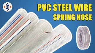 Steel wire reinforced pvc flexible pipe | for suction and discharge of water