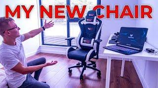 The NEW Chair for My Gaming Setup! - GT Omega Sport