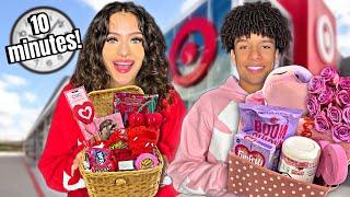 BOYFRIEND vs GIRLFRIEND Valentine’s Day Basket CHALLENGE!!