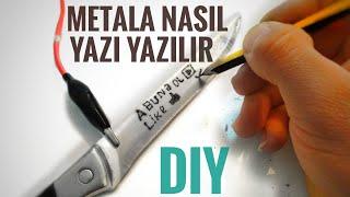 Evde metala yazı yazma aleti hazırlama/DIY 0$