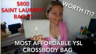 SAINT LAURENT MONOGRAM CLUTCH UNBOXING & CONVERSION. THE CHEAPEST BAG FROM YSL.