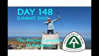 Day 148 Appalachian Trail 2024 thru hike, we summit Mount Katahdin.