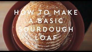 3 minutes : How to make a basic sourdough loaf