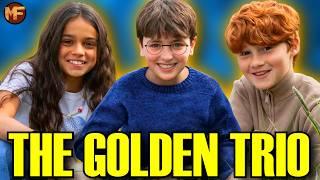 REACTING TO THE NEW GOLDEN TRIO! - Harry, Ron, & Hermione Officially Cast For the New Series 