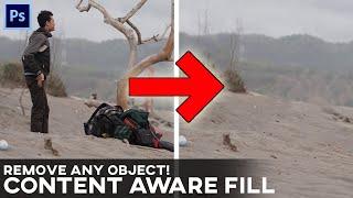 Remove ANY Object From Your Photo With Content Aware Fill! || Photoshop Short Tutorial