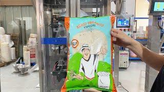 Maquina empacadoras vertical de 5 kg de arroz, envasadora de 5 kg de arroz