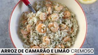 Arroz de Camarão e Limão Cremoso | Food From Portugal