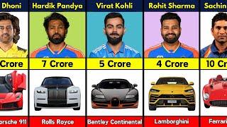 Most EXPENSIVE Car Of Famous Indian Cricketers