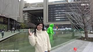 Floating garden observatory in Osaka. Enjoy the view of Osaka's landscapes during the day.