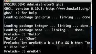 Haskell Types in GHCi
