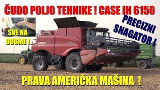 ČUDO - AMERIČKE POLJO-TEHNIKE - KOMBAJN CASE IH 6150 - evo ŠTA SVE MOŽE MOĆNI snagator iz AMERIKE !!