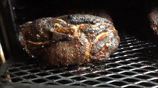 Smoke Pork Butt Cooked over Hardwood!