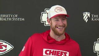 Chiefs backup QB Carson Wentz excited for his start against Denver