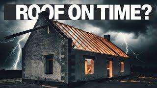 Storm Clouds and Close Calls: Roofing Our Tiny Off Grid Barn