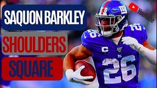 FILM STUDY: Saquon Barkley - "Keeping Your Shoulders Square"