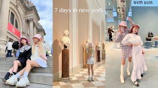 7 day new york vlog with my best friend  huge shopping haul at miu miu, aritzia, + thrifting!