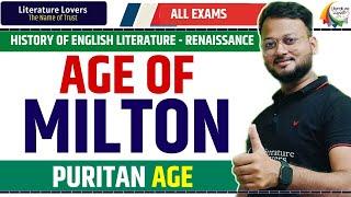 Puritan Age | Age of Milton | in History of English Literature | Literature Lovers