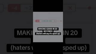 MAKING $2000 IN 20 SECONDS (haters will say it’s sped up) #daytrading #stockmarket #forex #futures