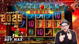 MORENO SLOT ONLINE  - Iniziamo l'anno alla cara vecchia BOOK OF RA MAGIC  fino a BET MAX 