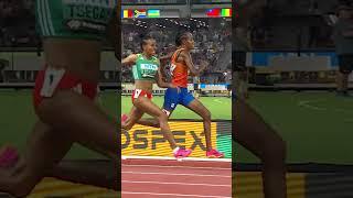 Dramatic 10,000m finish  #shorts #athletics #ethiopia