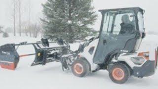 Snow Removal with an L28 Small Articulated Loader | Bobcat Loaders