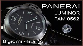 Panerai Luminor PAM 0562 manifattura 8 giorni