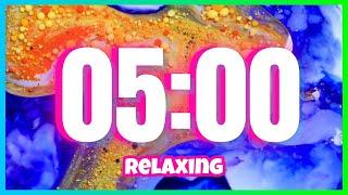 5 Minute TIMER With Cozy Relaxing Music [CALM-CLASSROOM-PAINT]