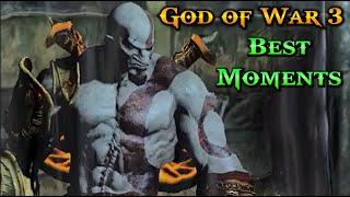 20 minutes of Funny moments and Hidden details in God of War 3