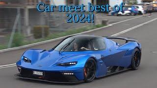 Best of Supercars leaving Car Meets 2024! - Motorworld, Ace Café, ACW, Totalauto GmbH, Nozomi, etc.