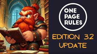 One Page Rules 3rd Edition Update!