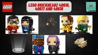 LEGO Brickheadz 40616, 40617 and 40618 showcase after being built by Indobrickville's contributors