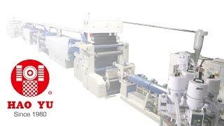 Tape Extrusion Plant｜Fibrillated Tape Extrusion Line (HY7/SP-90HE-SF) - HAO YU