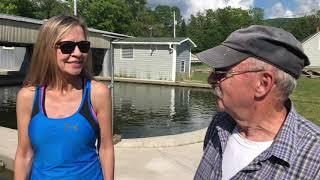 Margaree Trout and Salmon Fish Hatchery in Margaree River Cape Breton Nova Scotia