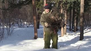 Winter Snow Fire Lay with Wilderness Living and Survival Expert Mors Kochanski