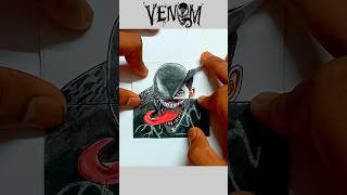 Eddie Brock venom transform paperfoldart#venom transform short#short#marvel#marvalcharacter#avengers