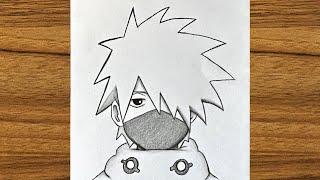 How to draw kid Kakashi easy step by step || How to draw anime || drawing kakashi