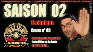 Cours de préparation à la licence radioamateur - Technique - n°03 - saison 2 / F4KLH