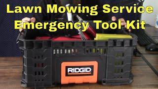 Lawn Mowing Business: Emergency Tools I Carry by @GettinJunkDone