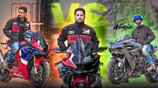 H2R AND HONDA CBR 1000RR-R ON HIGHWAY | ZS MOTOVLOGS |