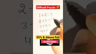 math shorttrick Difficult Puzzle test