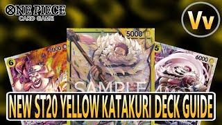 One Piece TCG: Comprehensive Deck Guide for ST-20 Yellow Katakuri, Building Straight out of the Box